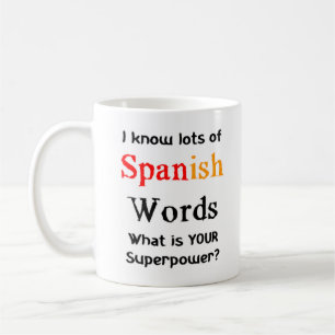 spanische Wörter Kaffeetasse
