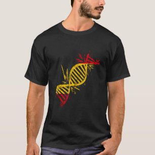 Spanische Wurzeln Spanien Flag DNA Molecule Spanis T-Shirt