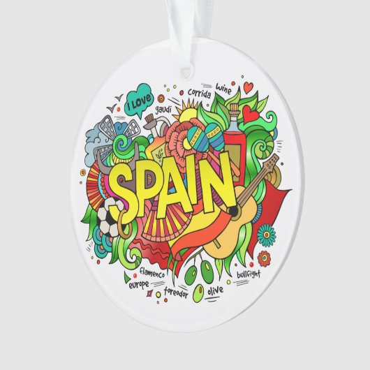 SPANISCHE Zierkunst Ornament (Vorderseite)