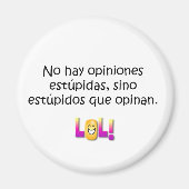 Spanische Zitate Magnet (Vorne)