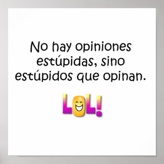 Spanische Zitate Poster