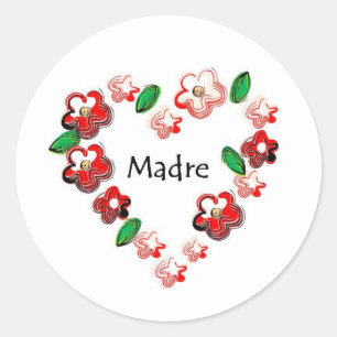 Spanische Zitate Runder Aufkleber