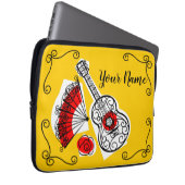 Spanischen Souvenirs Ecke Name Laptop Fall 13" Laptopschutzhülle (Vorne Rechts)