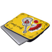 Spanischen Souvenirs Ecke Name Laptop Fall 13" Laptopschutzhülle (Vorne Knopf)