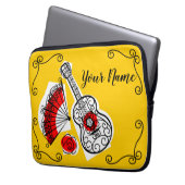 Spanischen Souvenirs Ecke Name Laptop Fall 13" Laptopschutzhülle (Vorderseite Links)