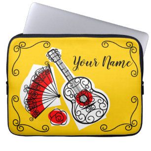 Spanischen Souvenirs Ecke Name Laptop Fall 13" Laptopschutzhülle