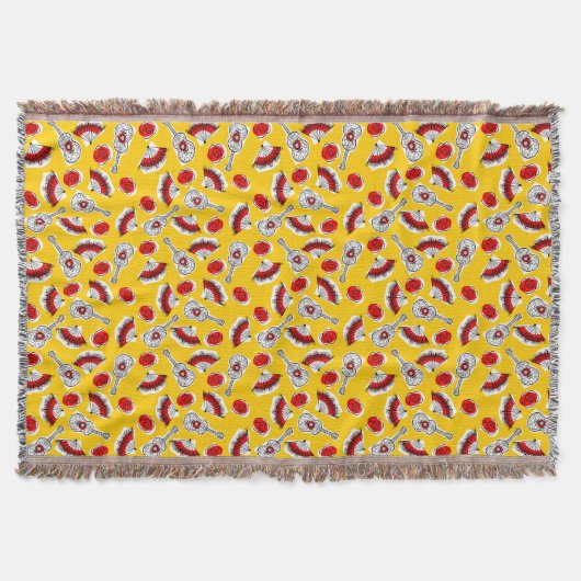 Spanischen Souvenirs-Mulwurf Decke (Vorderseite)