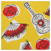 Spanischen Souvenirs Stoff Großdruck (Muster)