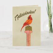 Spanischer Abschluss Karte (Vorderseite)