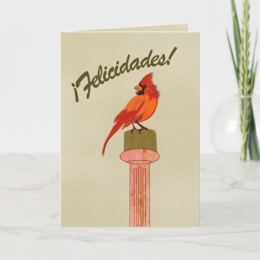 Spanischer Abschluss Karte (Vorderseite)