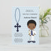 Spanischer Admiral Erster Kommune Einladung (Stehend Vorderseite)