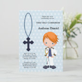 Spanischer Admiral Erster Kommune Einladung (Stehend Vorderseite)