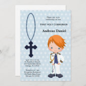 Spanischer Admiral Erster Kommune Einladung (Vorne/Hinten)