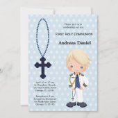 Spanischer Admiral Erster Kommune Einladung (Vorderseite)