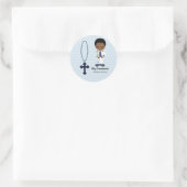 Spanischer Admiral Erster Kommune Runder Aufkleber (Tasche)