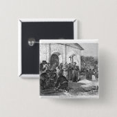 Spanischer Auftrag des Alamos Button (Vorne & Hinten)