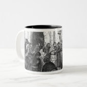 Spanischer Auftrag des Alamos Zweifarbige Tasse (Vorderseite Links)