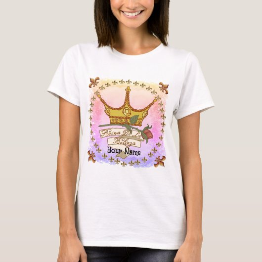 Spanischer Beauty Queen T - Shirt (Vorderseite)