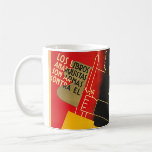 Spanischer Bürgerkrieg Anarchist / Faschismus Selt Kaffeetasse