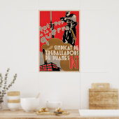 Spanischer Bürgerkrieg Plakat All für den Krieg! Z (Küche)
