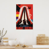 Spanischer Bürgerkrieg Plakat Das erste ist zu gew (Küche)