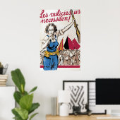 Spanischer Bürgerkrieg Plakat Die Milizen brauchen (Heimbüro)