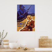 Spanischer Bürgerkrieg Plakat Frauen! Arbeitet für (Küche)