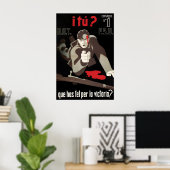 Spanischer Bürgerkrieg Plakat Wie steht es mit dir (Heimbüro)