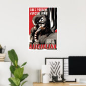 Spanischer Bürgerkrieg Plakat Wir können nur mit (Heimbüro)