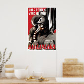 Spanischer Bürgerkrieg Plakat Wir können nur mit (Küche)