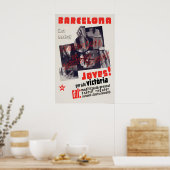 Spanischer Bürgerkrieg Poster Faschismus dringt vo (Küche)