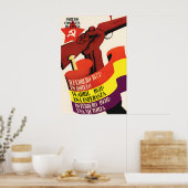 Spanischer Bürgerkrieg Poster Kommunistische Parte (Küche)