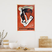 Spanischer Bürgerkrieg Propagandaplakat CNT Poster (Küche)