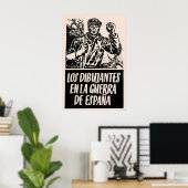 Spanischer Bürgerkrieg Propagandaplakat Die Künstl Poster (Heimbüro)