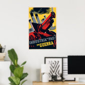 Spanischer Bürgerkrieg Propagandaplakat Friedensin Poster (Heimbüro)