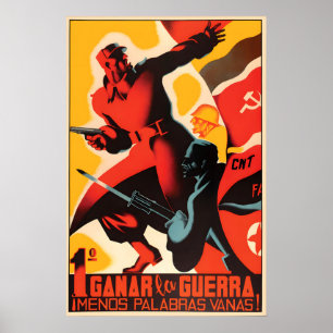 Spanischer Bürgerkrieg Propagandaposter -Gewinne d Poster