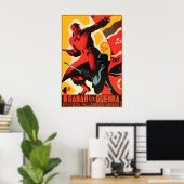Spanischer Bürgerkrieg Propagandaposter -Gewinne d Poster (Heimbüro)