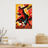 Spanischer Bürgerkrieg Propagandaposter -Gewinne d Poster (Küche)