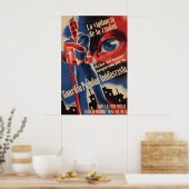 Spanischer Bürgerkrieg Propagandaposter Guardia Poster (Küche)