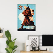 Spanischer Bürgerkrieg Propagandaposter JSU Der Poster (Heimbüro)