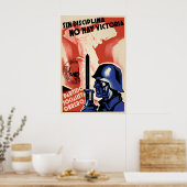 Spanischer Bürgerkrieg Propagandaposter Kein Sieg Poster (Küche)