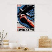 Spanischer Bürgerkrieg Propagandaposter Um zu zerm Poster (Küche)