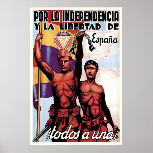 Spanischer Bürgerkrieg Volksfrontplakat Alle Poster