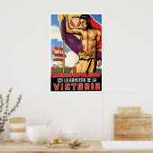 Spanischer Bürgerkrieg Volksfrontplakat Die Poster (Küche)