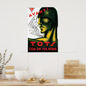 Spanischer Bürgerkriegsposter Republikanische Part Poster (Küche)