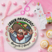 Spanischer Charakter Buen Provecho Party Goods Pla Pappteller (Party)