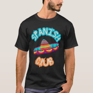 Spanischer Club Colorful Mexikanischer Hut T-Shirt