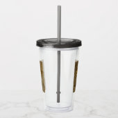 Spanischer Cowboy und Banjo Playing Trail Song Acryltrinkbecher (Rechts)