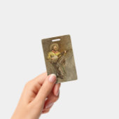 Spanischer Cowboy und Banjo Playing Trail Song Ausweis (Handheld)