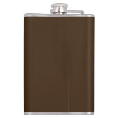 Spanischer Cowboy und Banjo Playing Trail Song Flachmann (Rückseite)